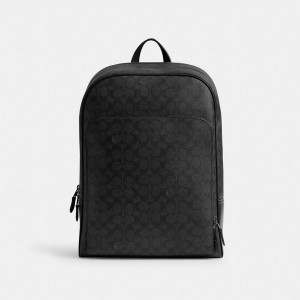 Mochila COACH Gotham In Signature Canvas Masculino Cinzentas | 93084GNBF