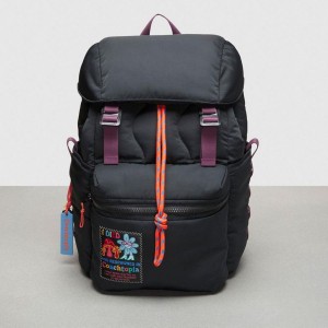 Mochila COACH Topia Loop Masculino Pretas | 71249GPYN