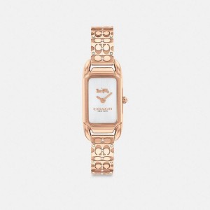 Relógios COACH Cadie, 17.5 Mm X 28.5 Mm Feminino Douradas | 86537XDKR