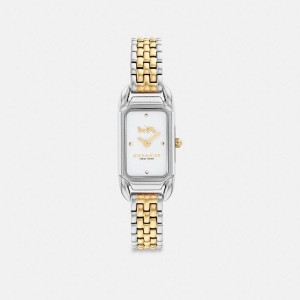 Relógios COACH Cadie, 17.5 Mm X 28.5 Mm Feminino Prateadas | 38201IJNG