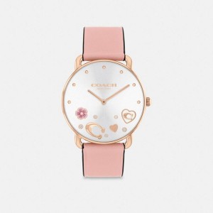 Relógios COACH Elliot, 36 Mm Feminino Rosa | 34780VJNI