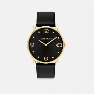 Relógios COACH Elliot, 36 Mm Masculino Pretas | 20948ZARD