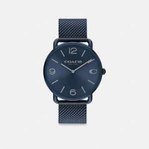 Relógios COACH Elliot, 41 Mm Masculino Azuis | 53081PVCW