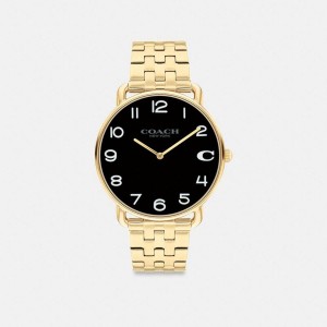 Relógios COACH Elliot, 41 Mm Masculino Douradas | 20346XPED