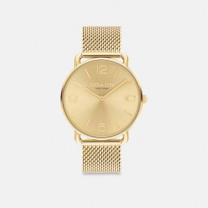 Relógios COACH Elliot, 41 Mm Masculino Douradas | 58327MKLJ
