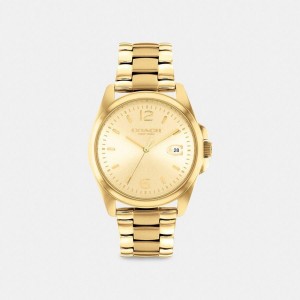 Relógios COACH Greyson, 36 Mm Feminino Douradas | 01534CNJH