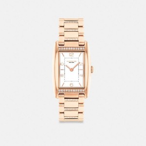 Relógios COACH Reese, 24 Mm X 35 Mm Feminino Douradas | 38915ENYW