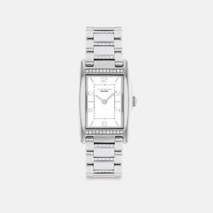 Relógios COACH Reese, 24 Mm X 35 Mm Feminino Prateadas | 87261NTWZ
