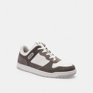 Tenis COACH C201 Masculino Cinzentas | 07428SUNV