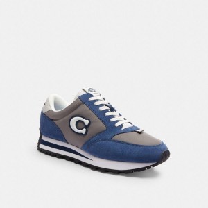 Tenis COACH Runner Masculino Cinzentas | 48051ZMYP