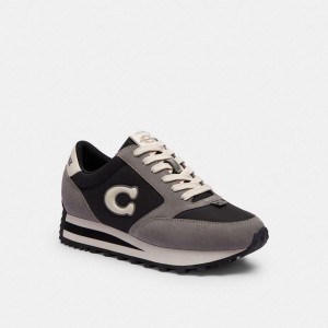 Tenis COACH Runner Masculino Pretas | 34826VSDY