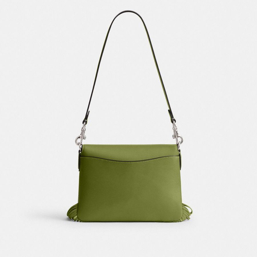 Bolsa Crossbody COACH 1964 Fringe Feminino Verdes | 31870WUBD