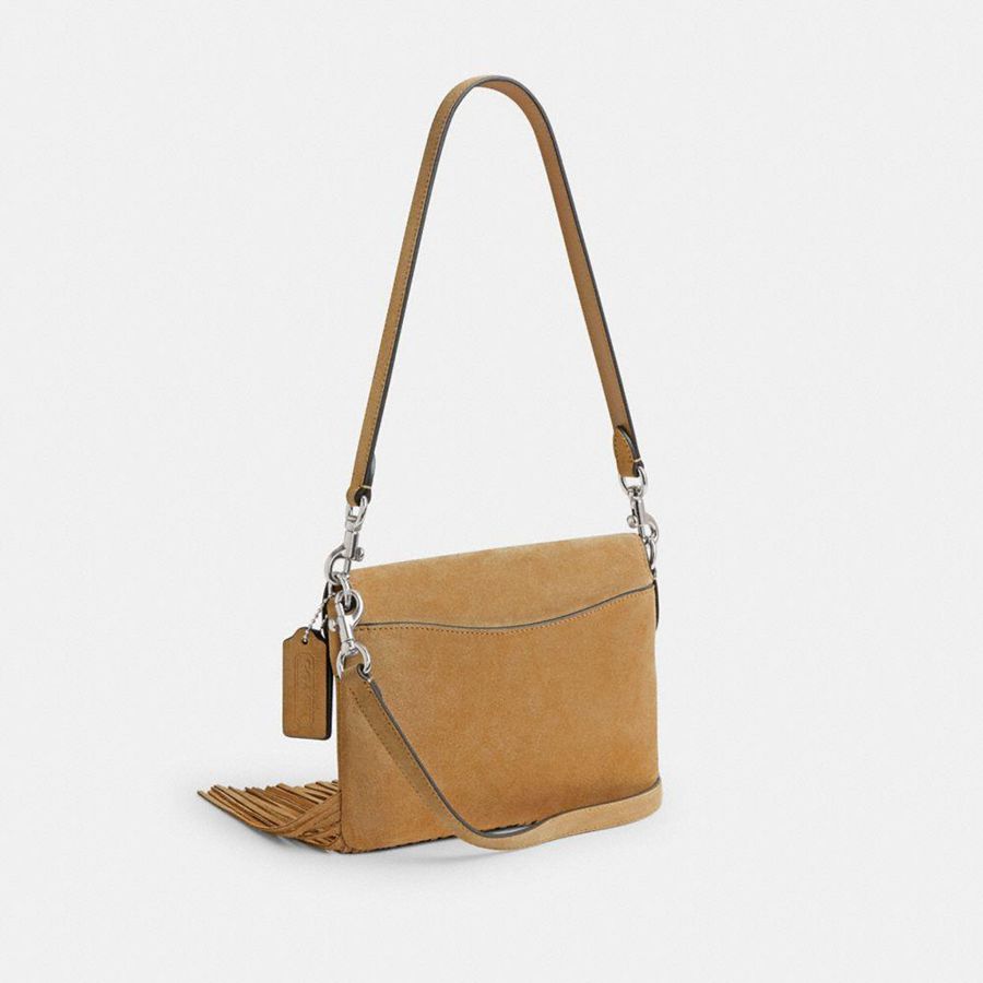 Bolsa Crossbody COACH 1964 Fringe Feminino Amarelas | 74905QKDR