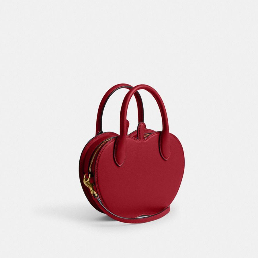 Bolsa Crossbody COACH Apple Feminino Vermelhas | 68972RYHI
