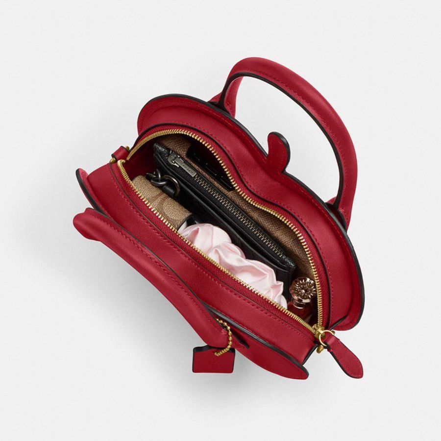 Bolsa Crossbody COACH Apple Feminino Vermelhas | 68972RYHI