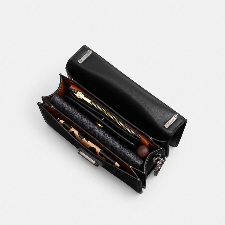 Bolsa Crossbody COACH Bandit Feminino Pretas | 23789VKMN