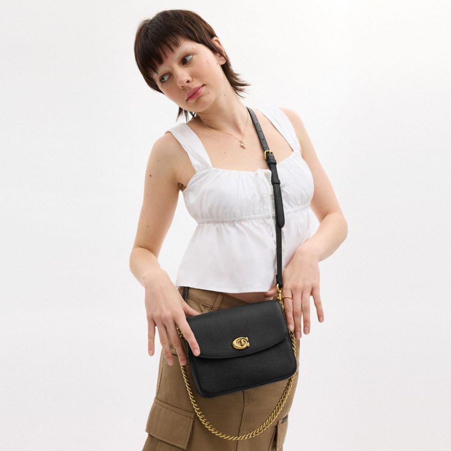 Bolsa Crossbody COACH Cassie 19 Feminino Pretas | 89513LYIM