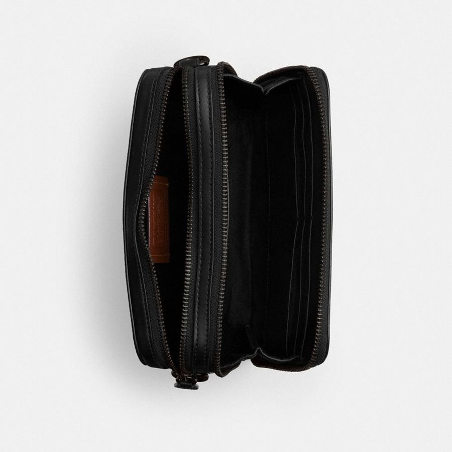 Bolsa Crossbody COACH Charter 19 In Signature Canvas Masculino Cinzentas | 72503WSMK