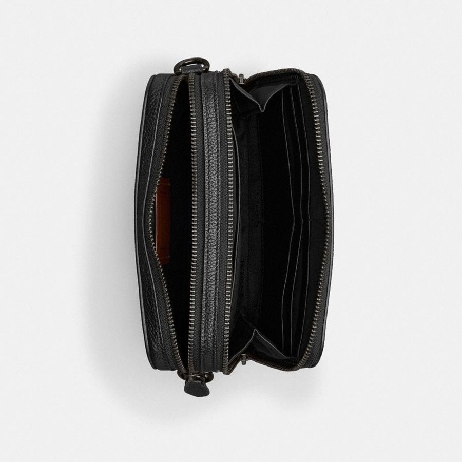 Bolsa Crossbody COACH Charter 19 Masculino Pretas | 04321NCME
