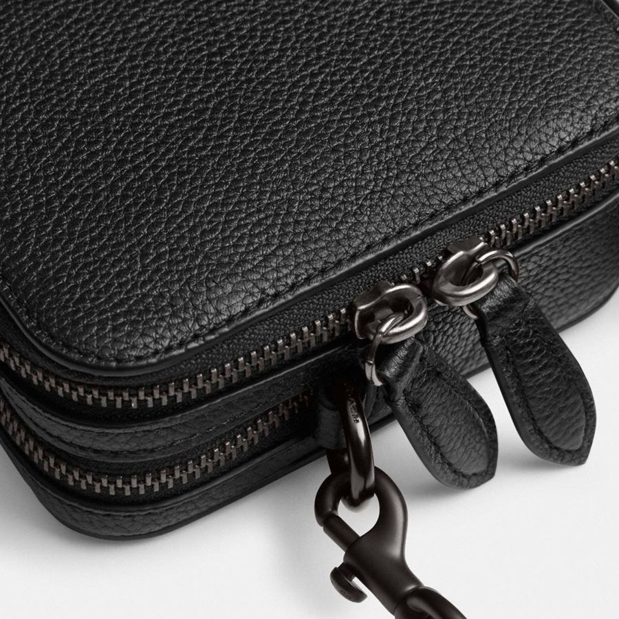 Bolsa Crossbody COACH Charter 19 Masculino Pretas | 04321NCME