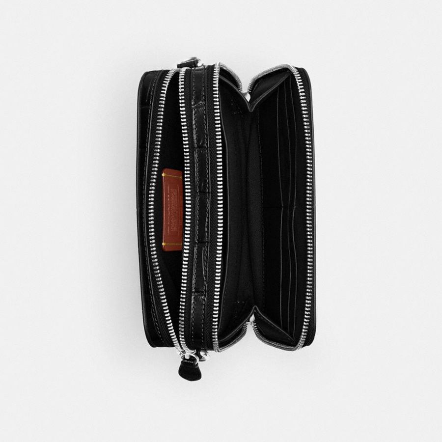 Bolsa Crossbody COACH Charter 19 Masculino Pretas | 68215FXPV