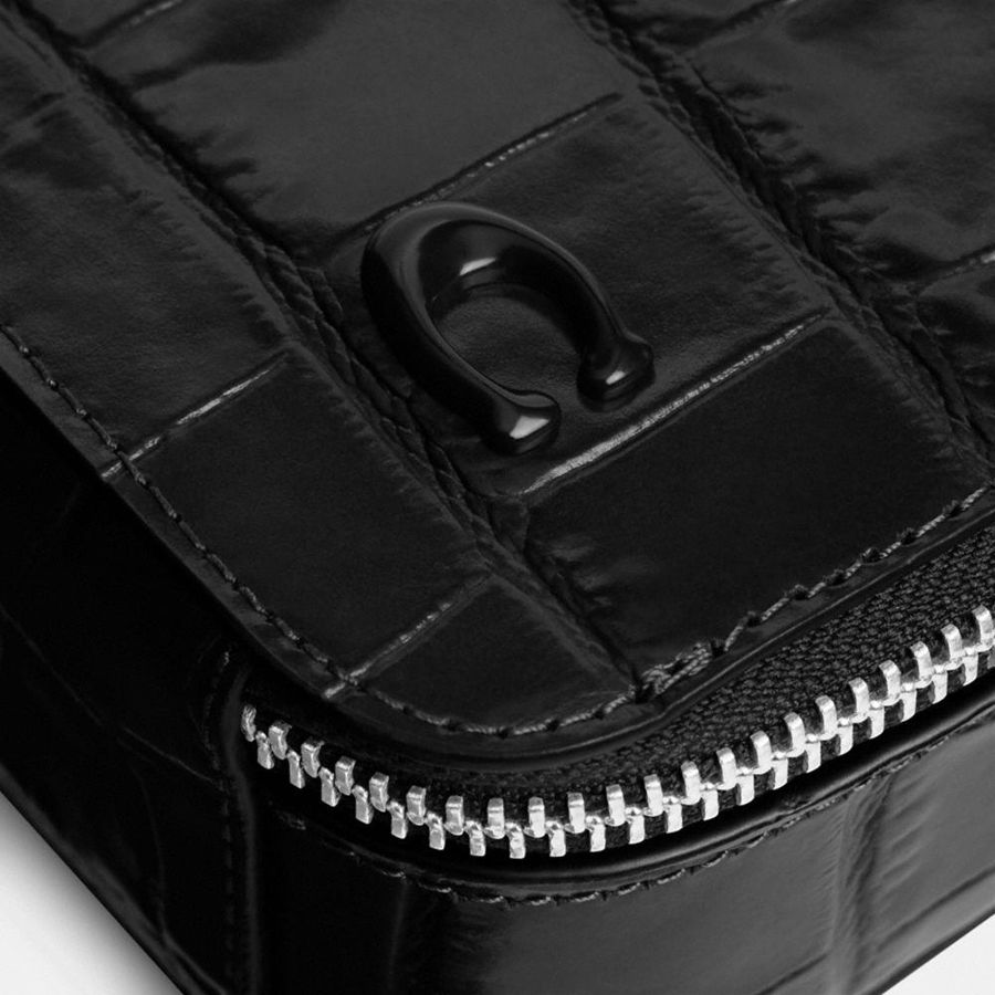 Bolsa Crossbody COACH Charter 19 Masculino Pretas | 68215FXPV