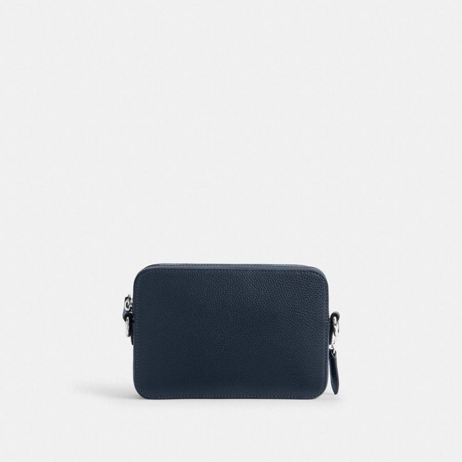 Bolsa Crossbody COACH Charter 19 With Coach Graphic Masculino Azul Marinho | 13280NTOA