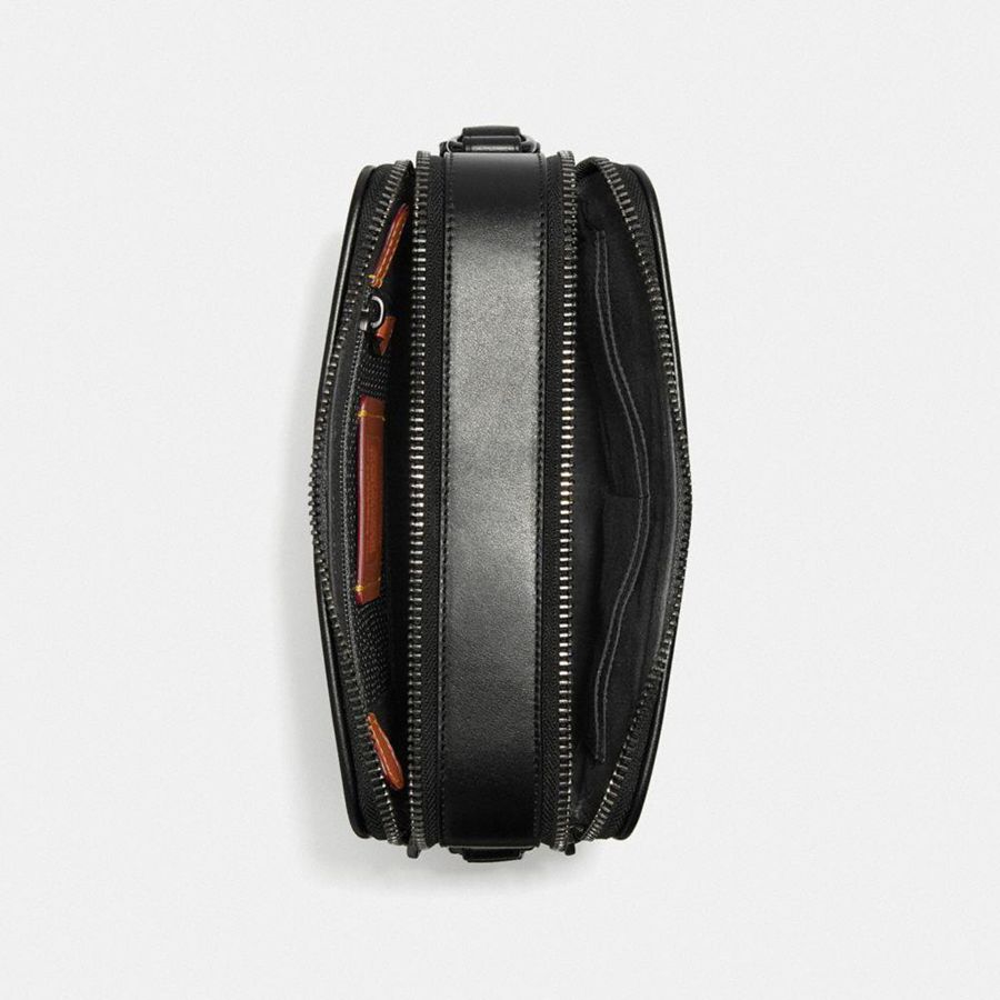 Bolsa Crossbody COACH Charter 24 In Signature Canvas Masculino Cinzentas | 91542DBAK