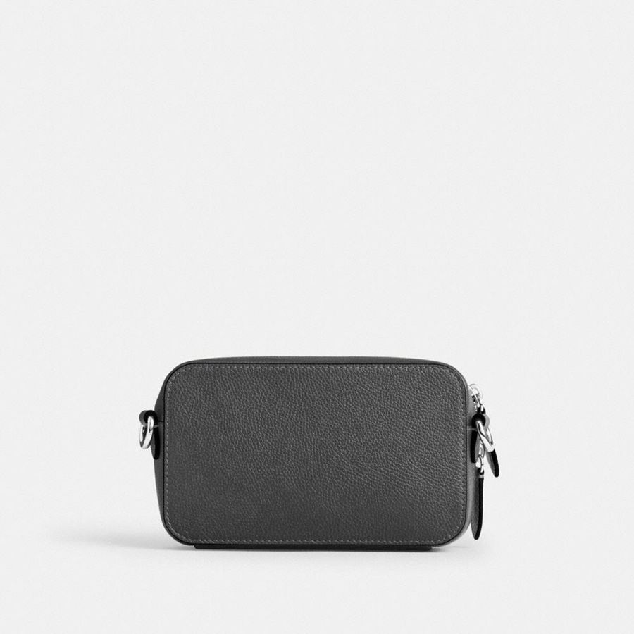 Bolsa Crossbody COACH Charter Slim With Coach Graphic Masculino Cinzentas | 14235OLQB