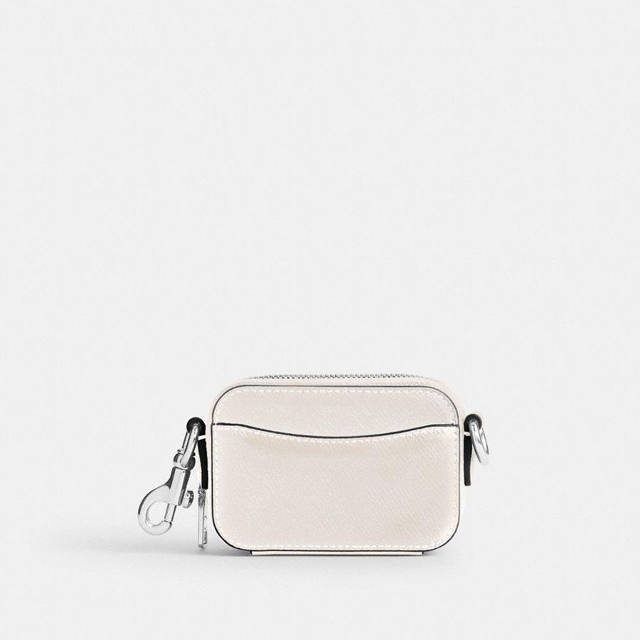 Bolsa Crossbody COACH Crossbody Pouch Masculino Branco | 43962ECNU