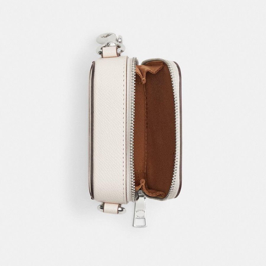 Bolsa Crossbody COACH Crossbody Pouch Masculino Branco | 43962ECNU