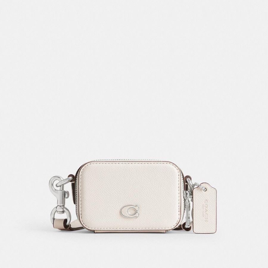 Bolsa Crossbody COACH Crossbody Pouch Masculino Branco | 43962ECNU