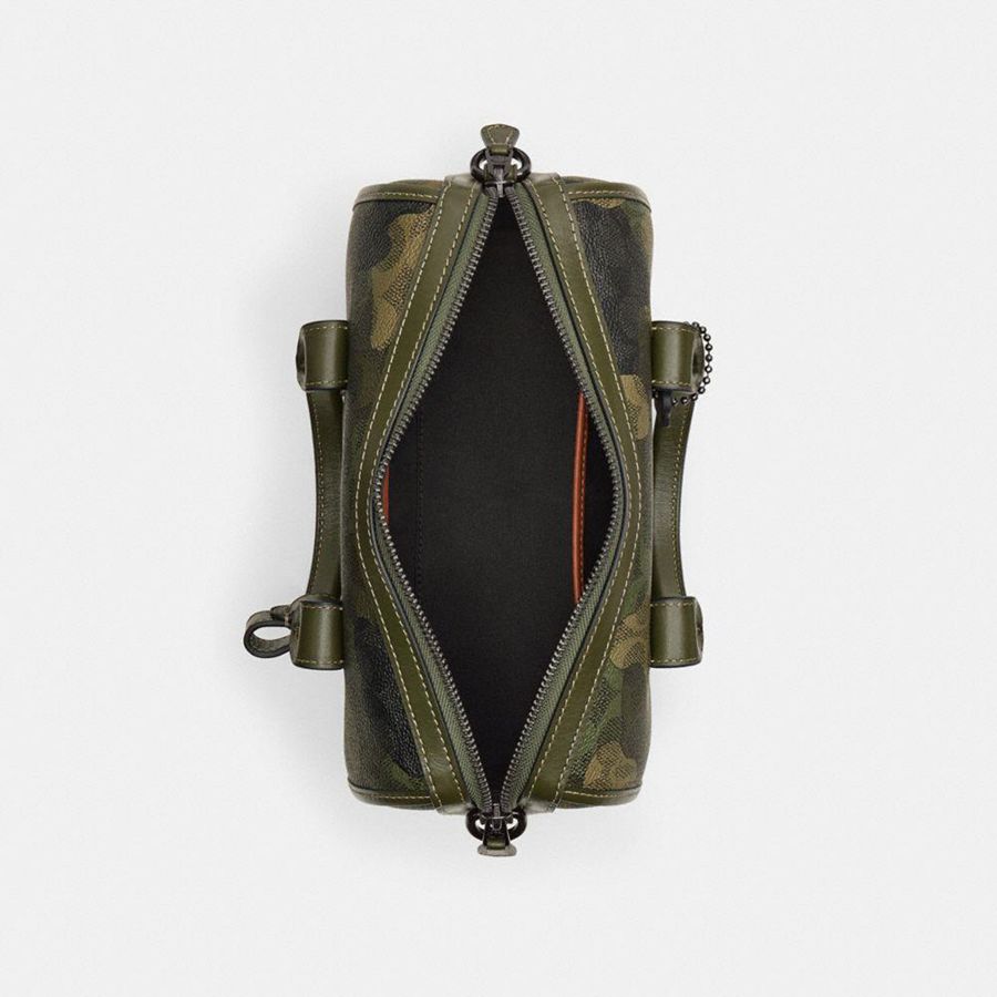 Bolsa Crossbody COACH Gotham Duffle 24 In Signature Camo Print Masculino Verdes | 46520WTBL