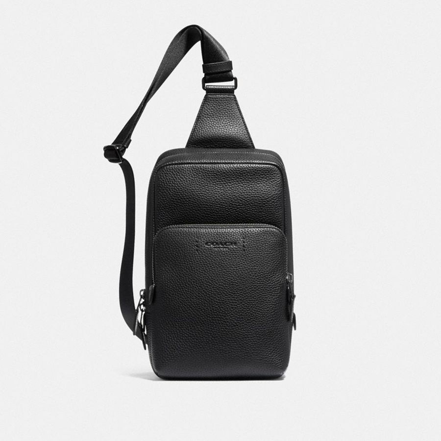 Bolsa Crossbody COACH Gotham Pack Masculino Pretas | 20613UXSY
