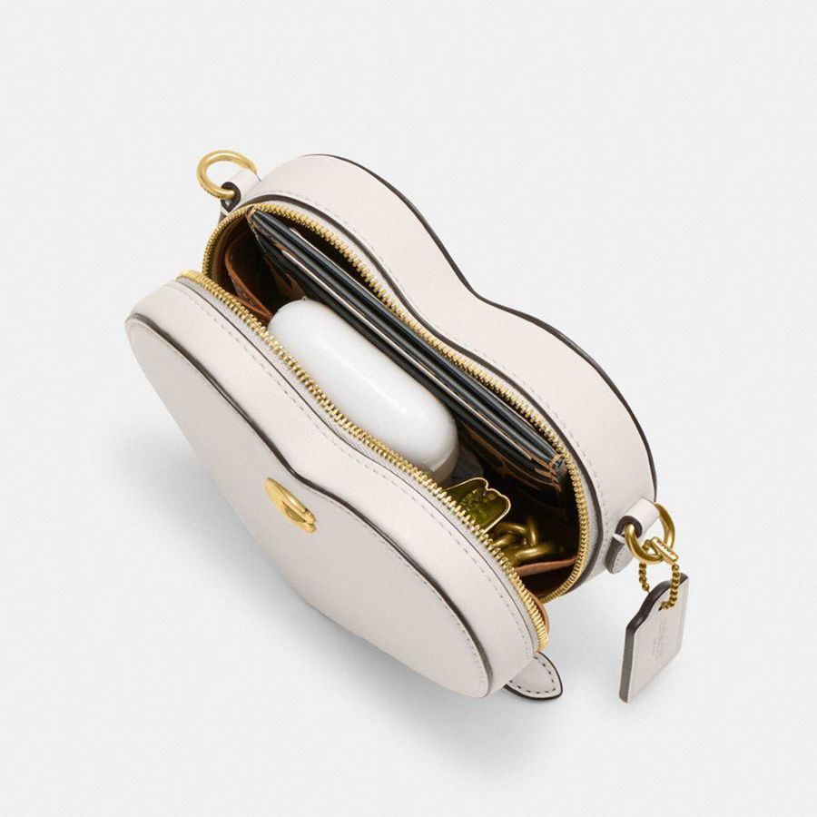 Bolsa Crossbody COACH Heart 14 Feminino Pretas | 13598EMWC