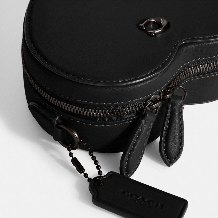 Bolsa Crossbody COACH Heart 14 Feminino Pretas | 13598EMWC