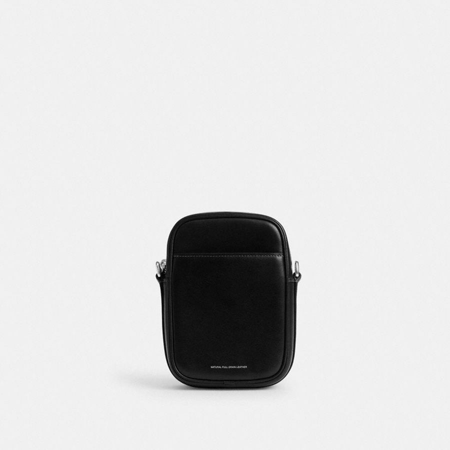 Bolsa Crossbody COACH Hitch Masculino Pretas | 90845ACIX