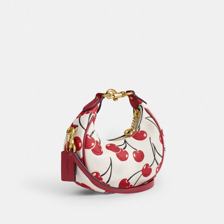 Bolsa Crossbody COACH Jonie With Cherry Print Feminino Vermelhas | 15347NDBW