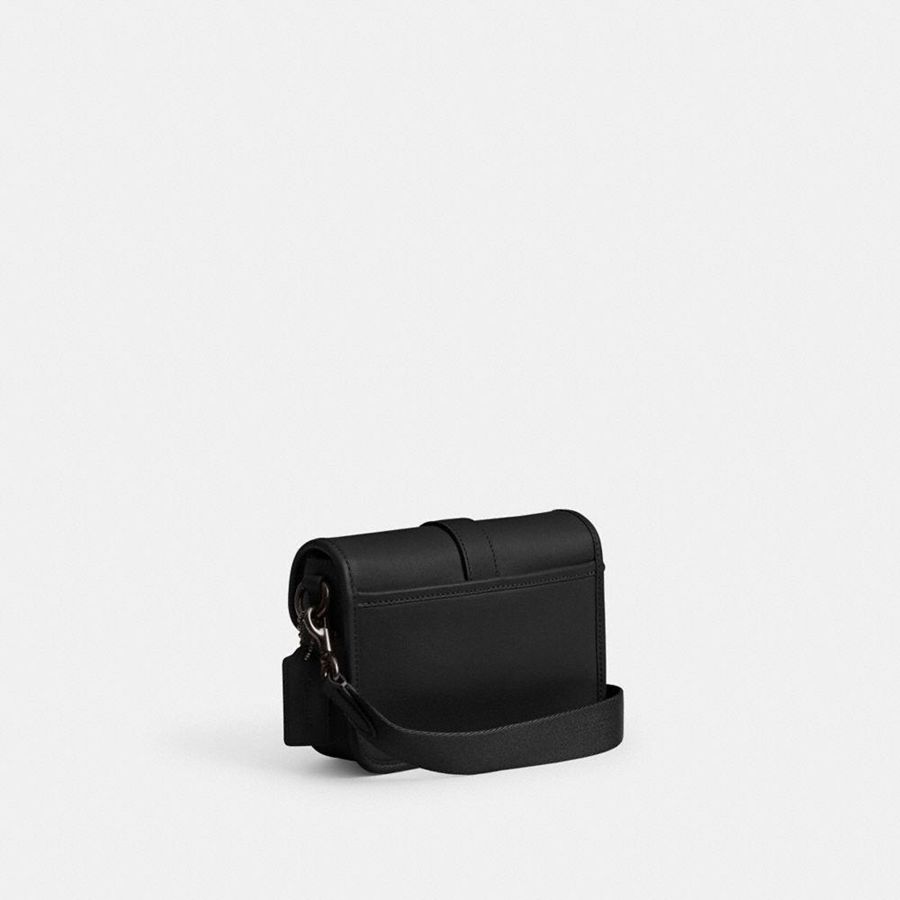 Bolsa Crossbody COACH League 19 Masculino Pretas | 84906GLJY