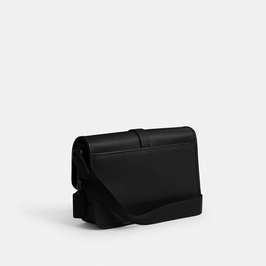 Bolsa Crossbody COACH League Messenger Masculino Pretas | 94375HLYX