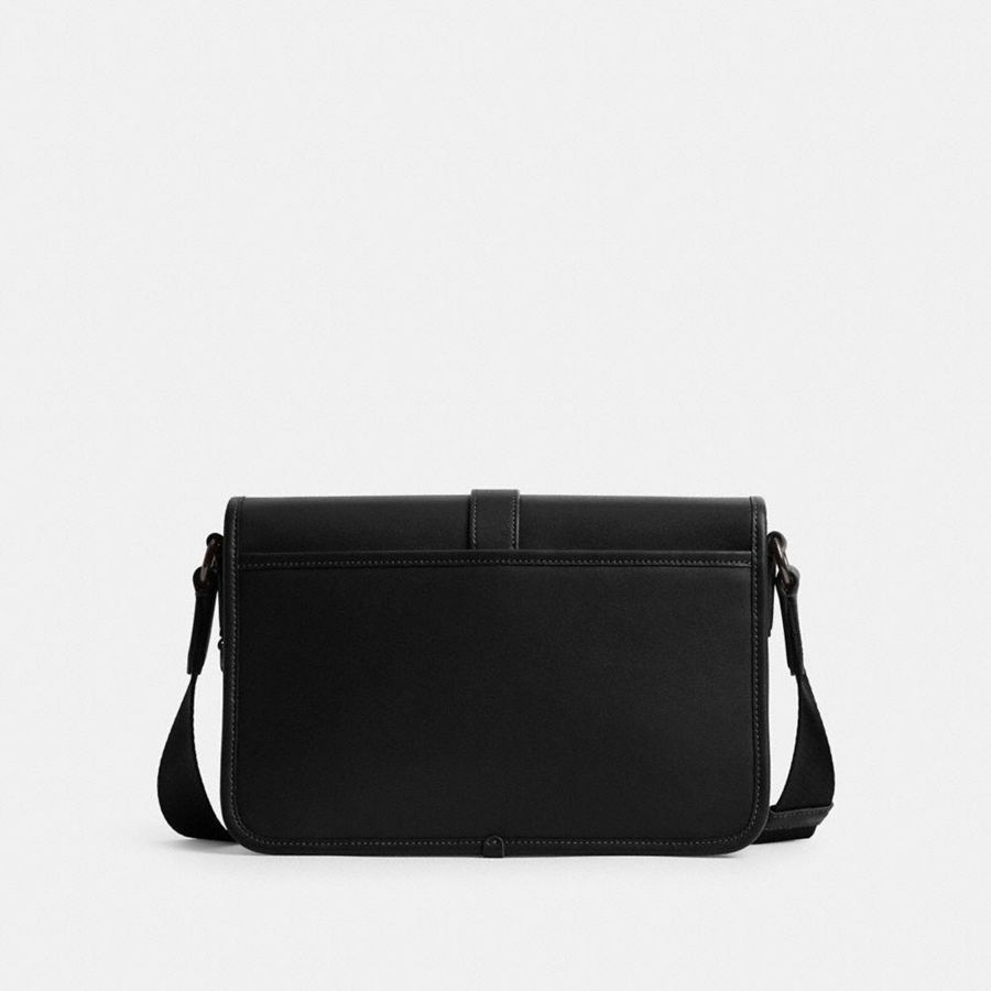 Bolsa Crossbody COACH League Messenger Masculino Pretas | 94375HLYX