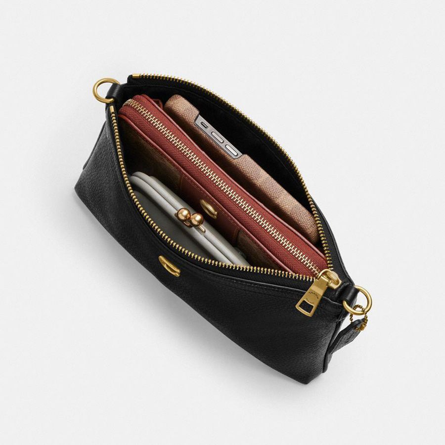 Bolsa Crossbody COACH Legacy Zip Top Feminino Branco | 46257VLXQ