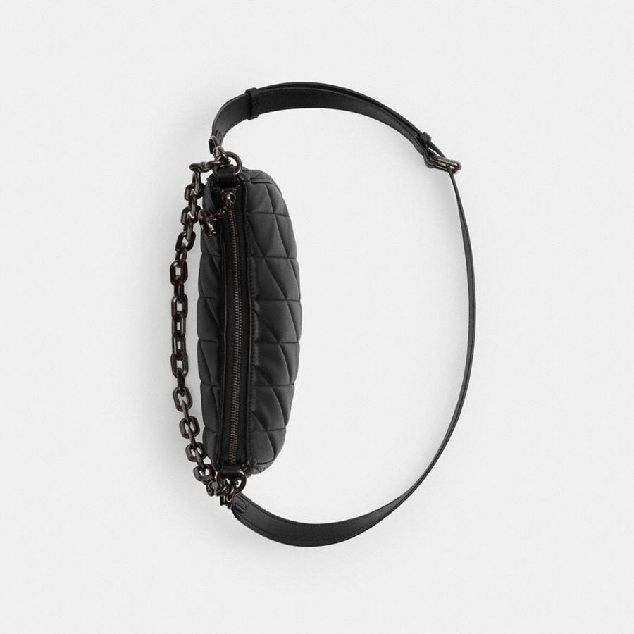 Bolsa Crossbody COACH Mira Shoulder With Pillow Quilting Feminino Pretas | 54321UAOZ