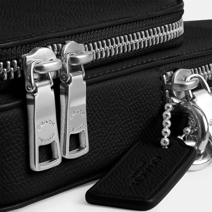 Bolsa Crossbody COACH Phone Masculino Pretas | 04683LBXA