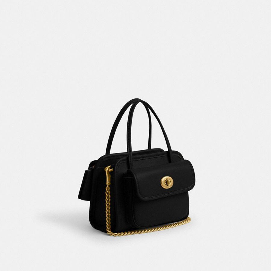 Bolsa Crossbody COACH Safari Feminino Pretas | 37905SAND