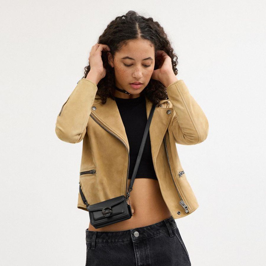 Bolsa Crossbody COACH Tabby 12 Feminino Pretas | 18943NWLK