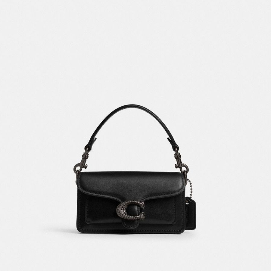 Bolsa Crossbody COACH Tabby 12 Feminino Pretas | 18943NWLK