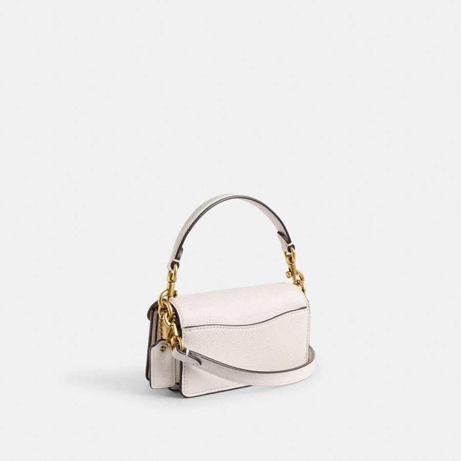 Bolsa Crossbody COACH Tabby 12 Feminino Branco | 65109TGAW