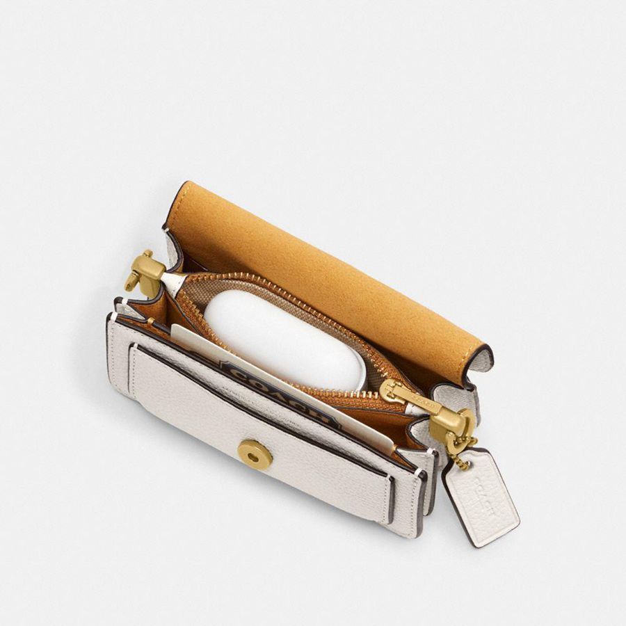 Bolsa Crossbody COACH Tabby 12 Feminino Branco | 65109TGAW