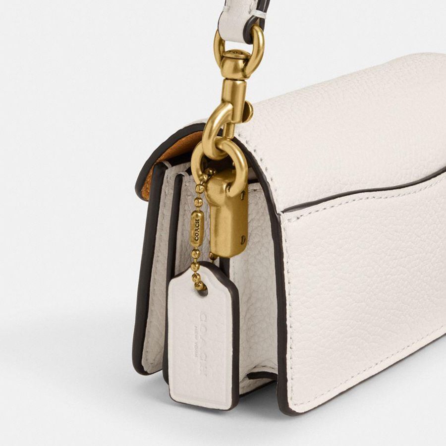 Bolsa Crossbody COACH Tabby 12 Feminino Branco | 65109TGAW